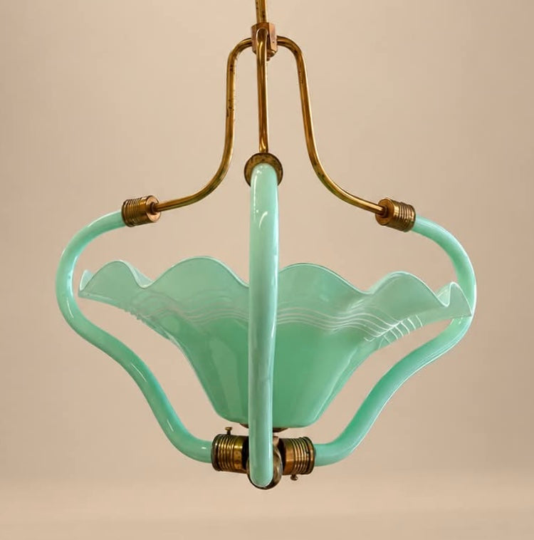 1940’s Barovier & Toso Murano Glass Pendant