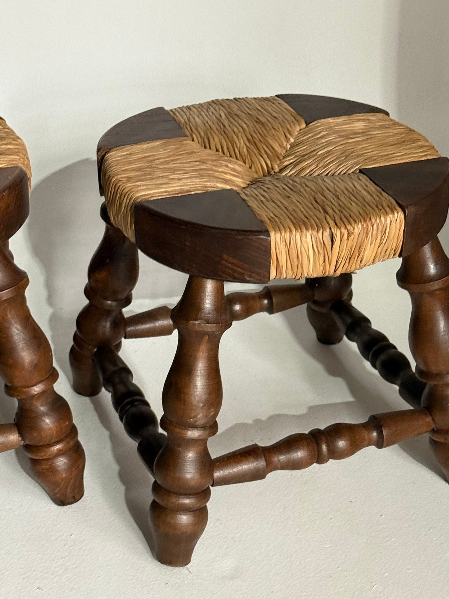 Vintage French Tabouret - Two Available