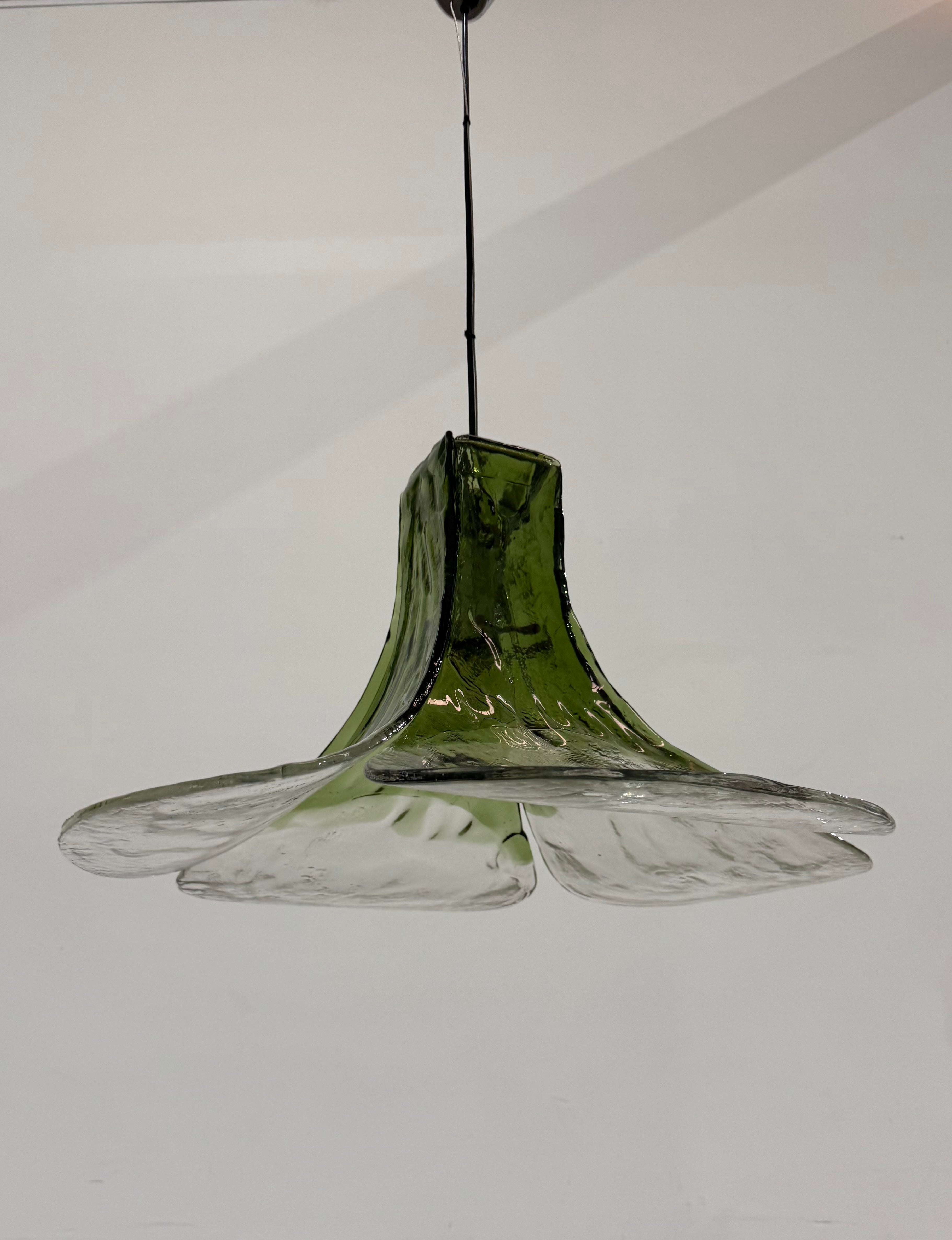 Murano Flower Pendant by Carlo Nason for Mazzega