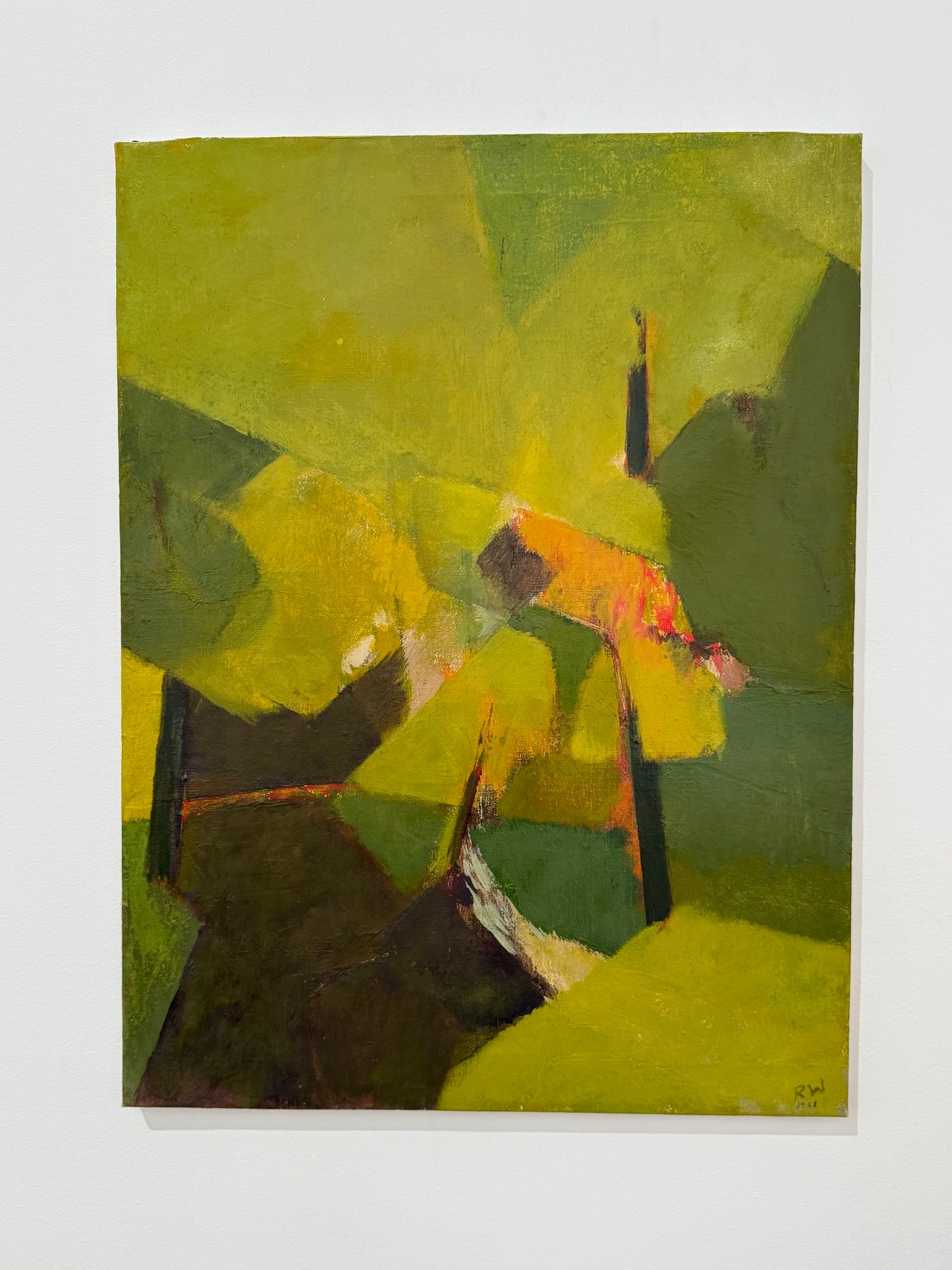 Swedish Oil on Canvas by Rolf Wertheimer, 1958