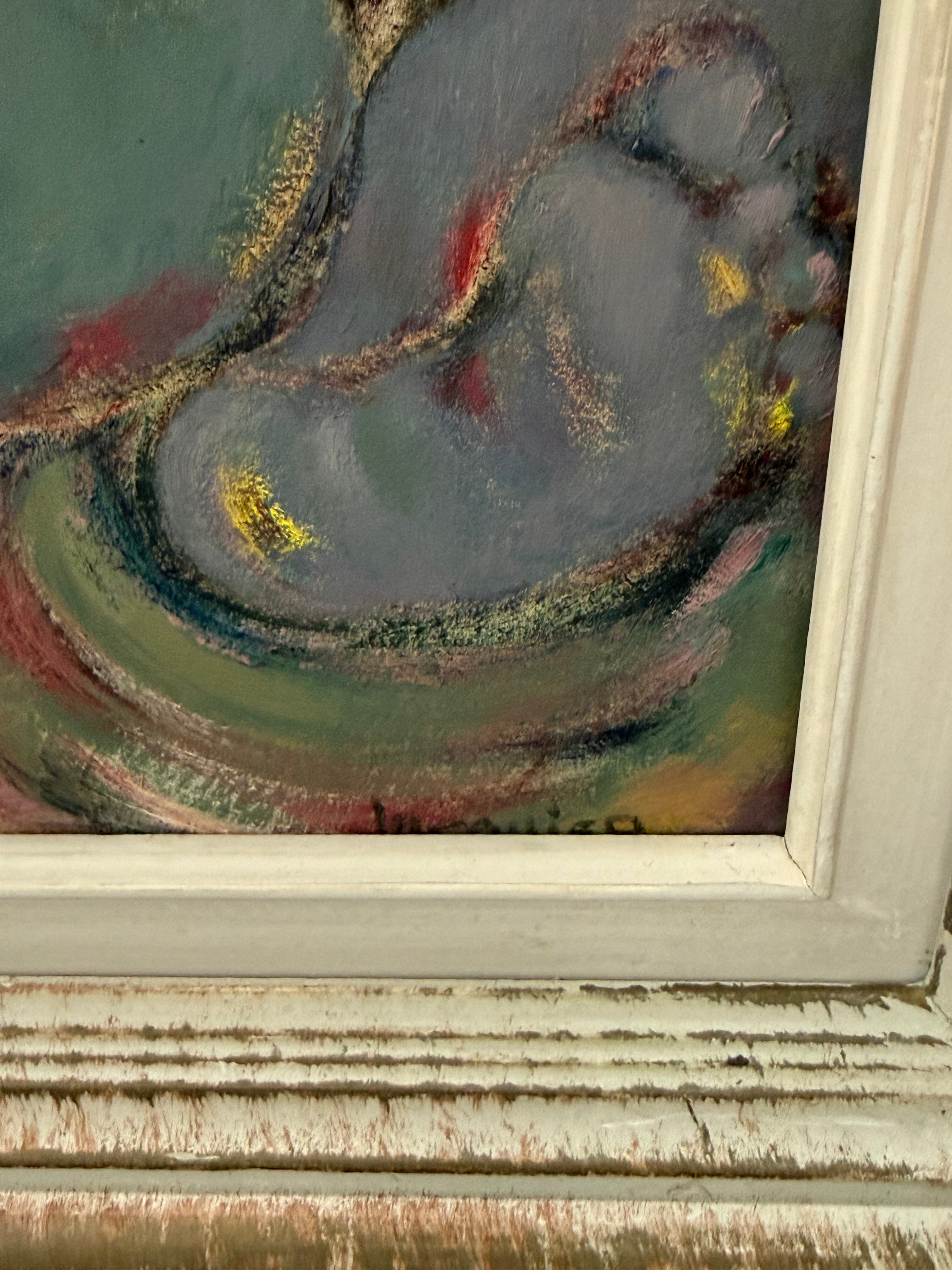 Vintage French Abstract Artwork