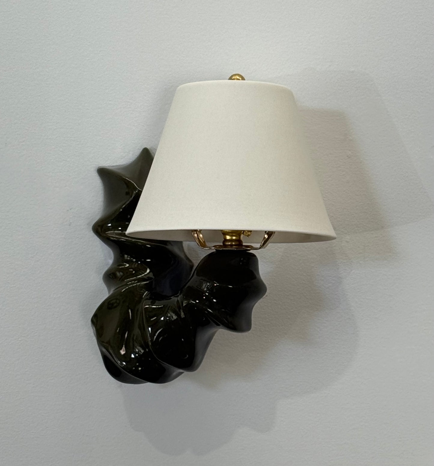 ARCO Ceramic Wall Light - Forest Green