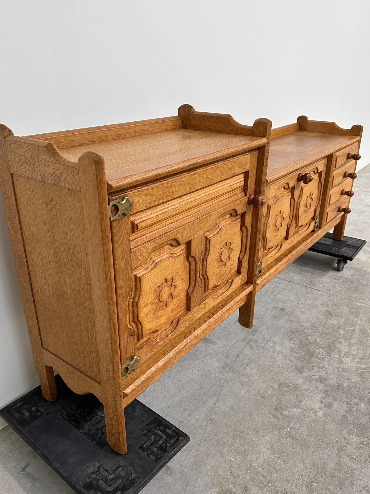 PRE-ORDER: French Oak Sideboard by Guillerme et Chambron