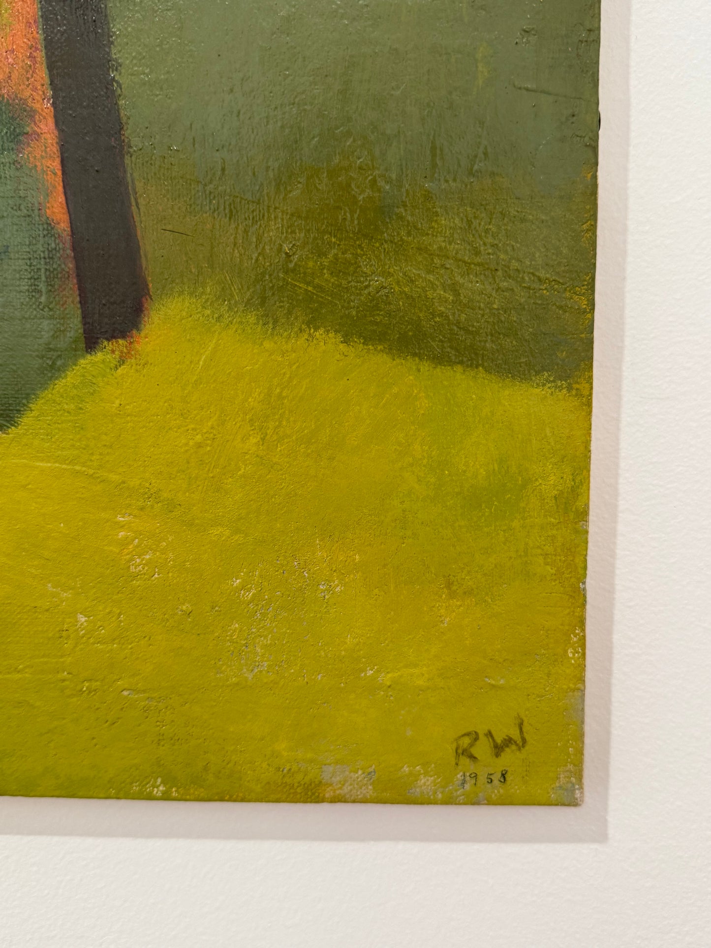 Swedish Oil on Canvas by Rolf Wertheimer, 1958