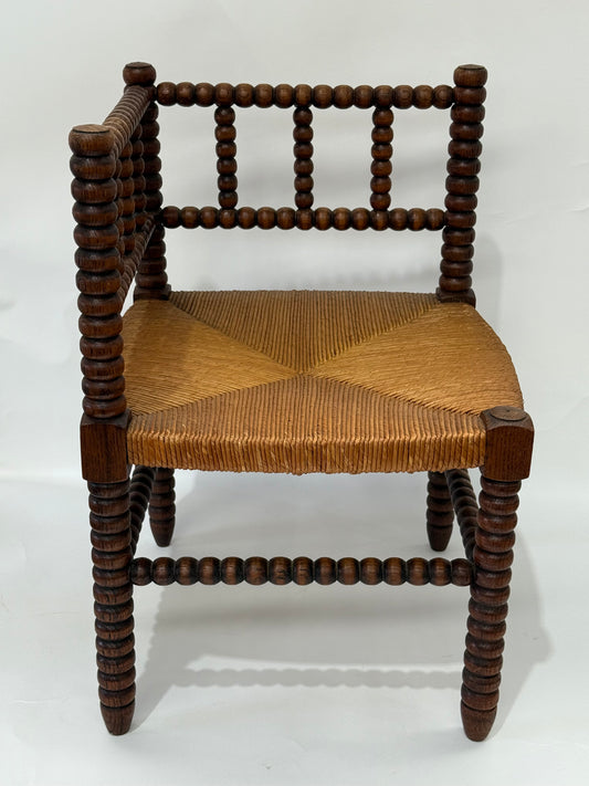 Antique French Bobbin Chair