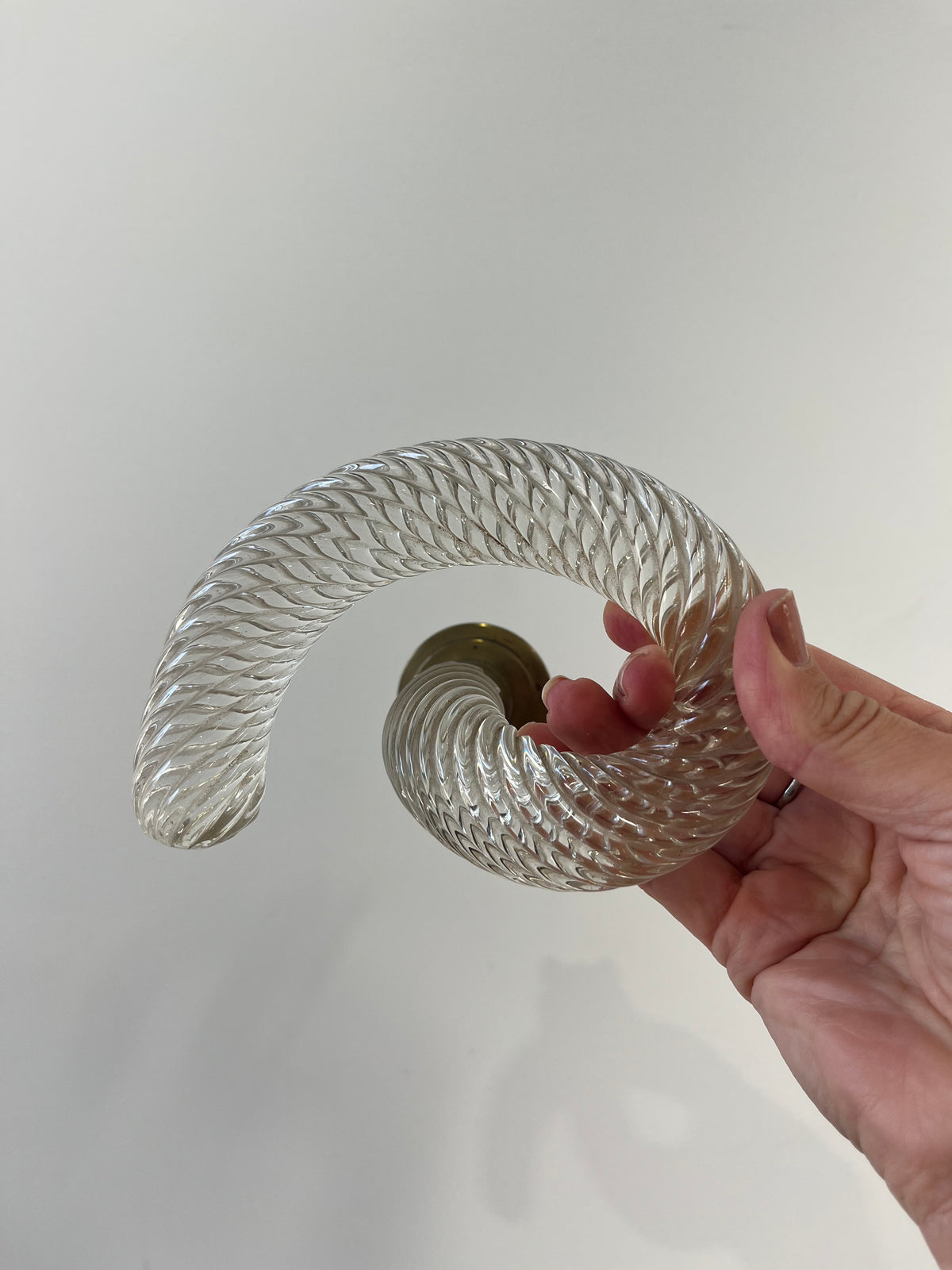 Murano Glass Coat Hook by Venini  - Four Available