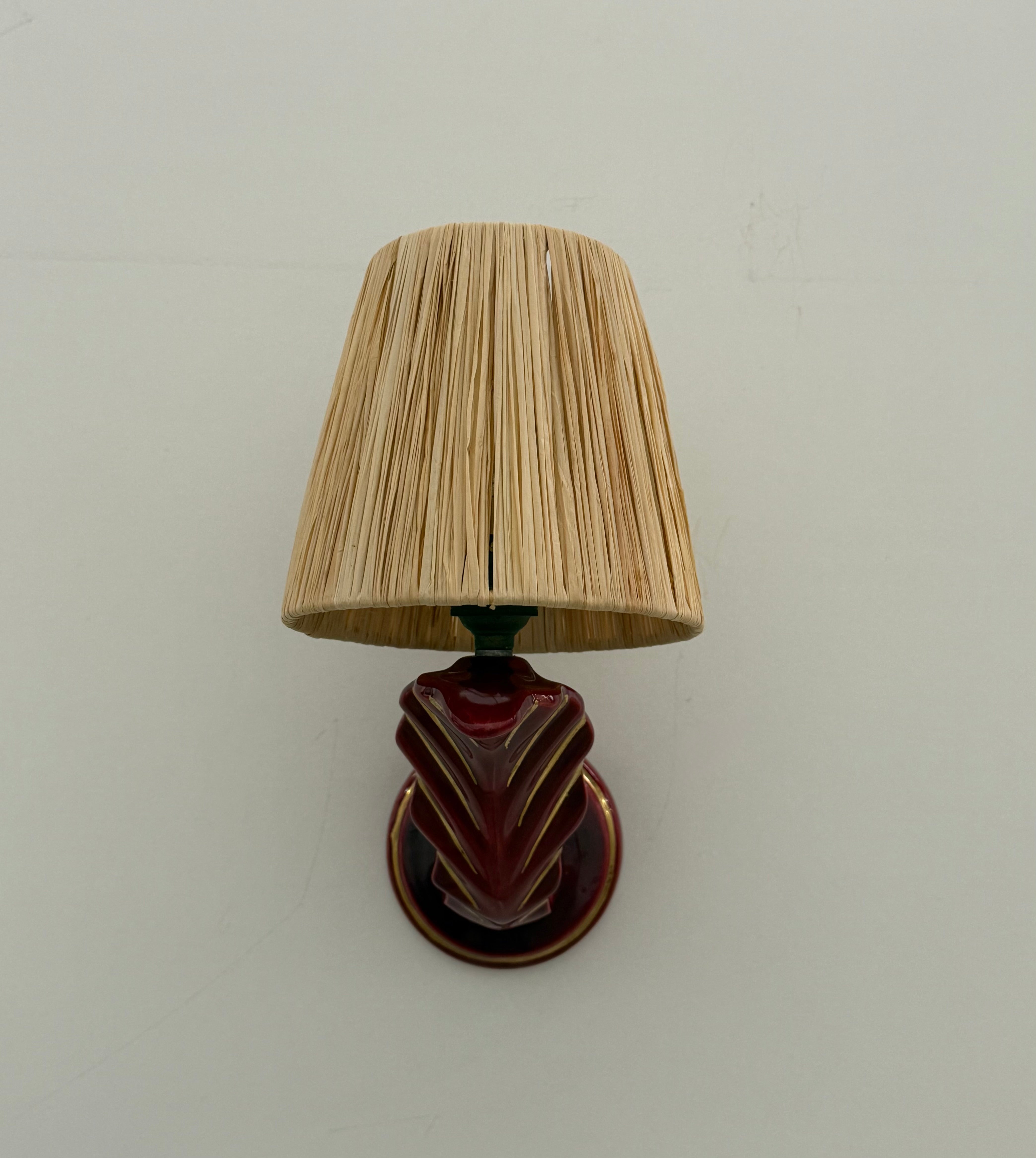 Pair of 1940’s French Ceramic Wall Lights