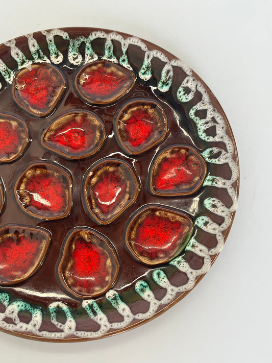 1960’s French Ceramic Oyster Platter