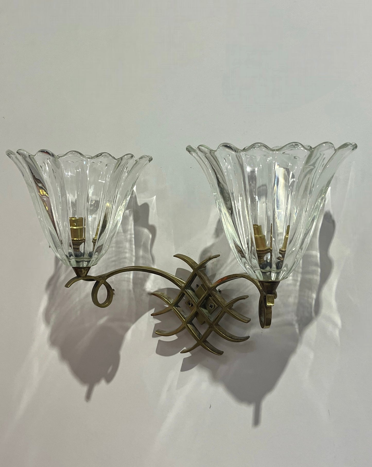 Barovier Double Bowl Wall Light - Two Available