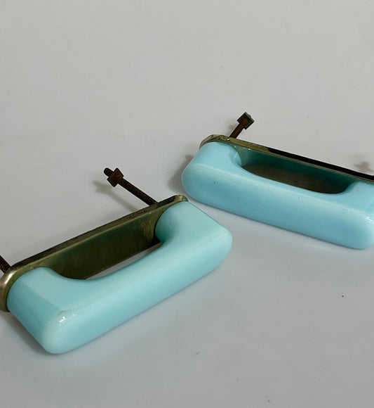 Italian Glass Drawer/Door Pull - 5 Available