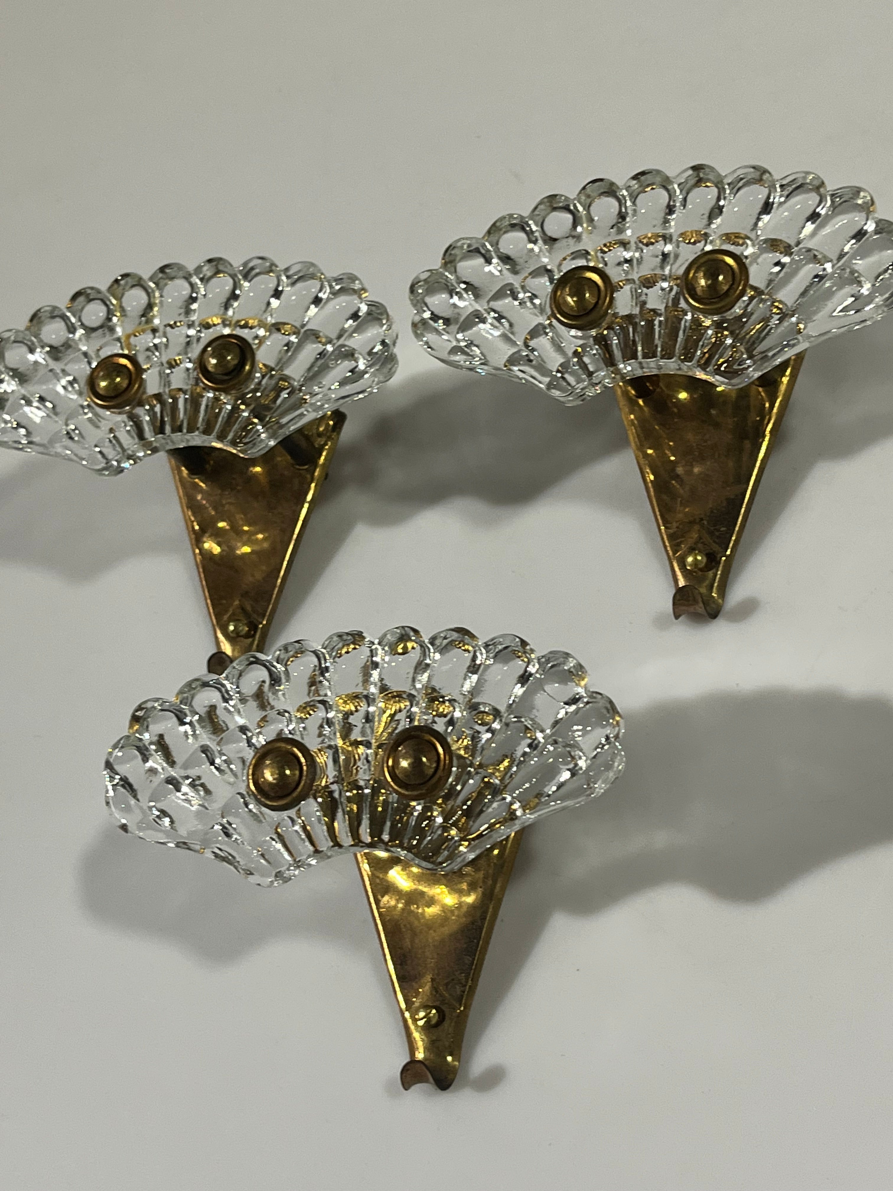 Italian Glass Coat Hook - Three Available