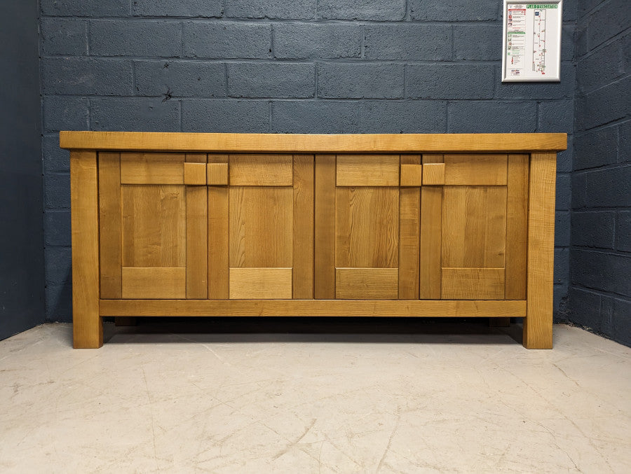 PRE ORDER: Vintage French Elm Sideboard by Maison Regain