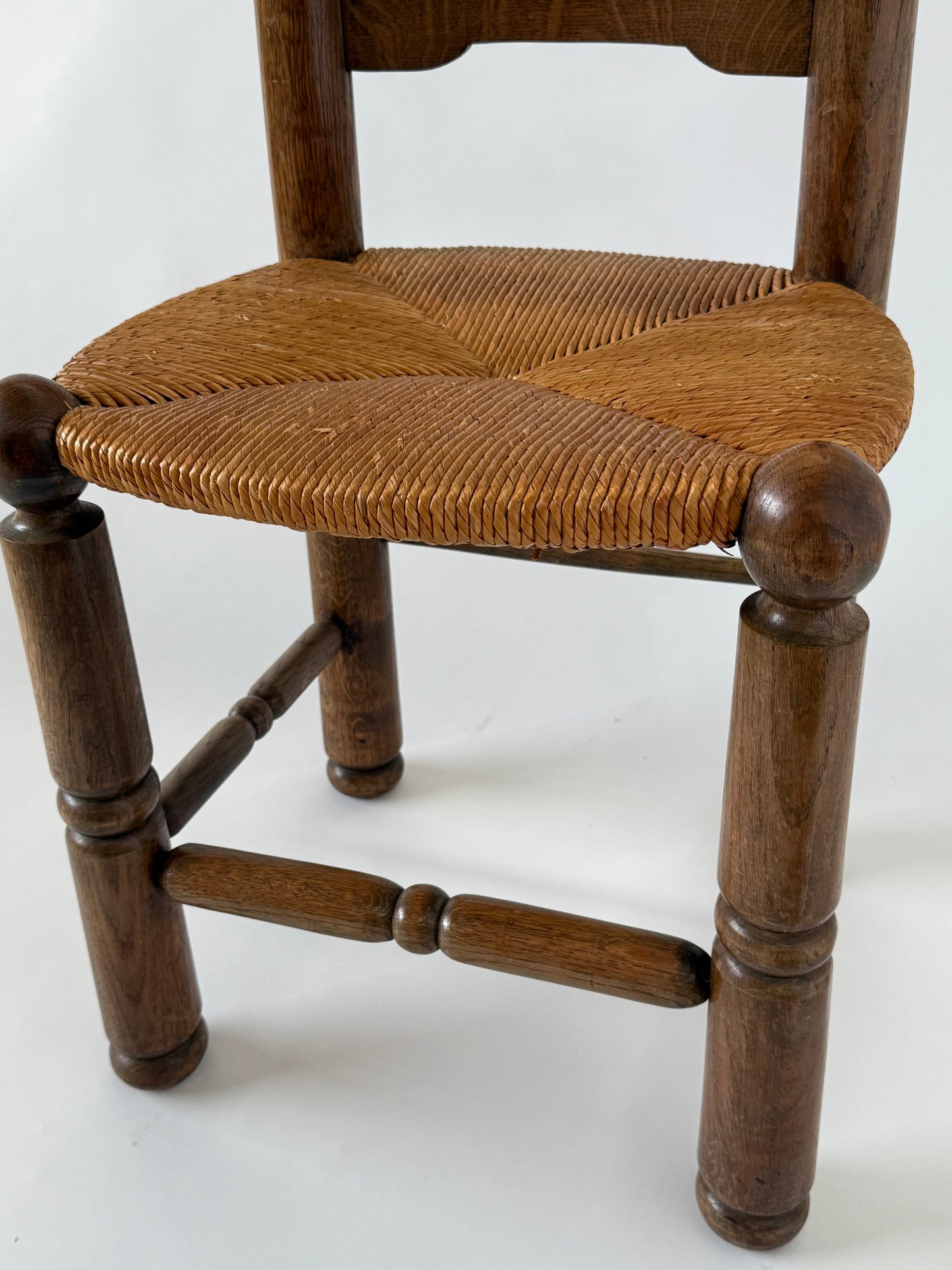 French Brutalist Chair by Charles Dudouyt