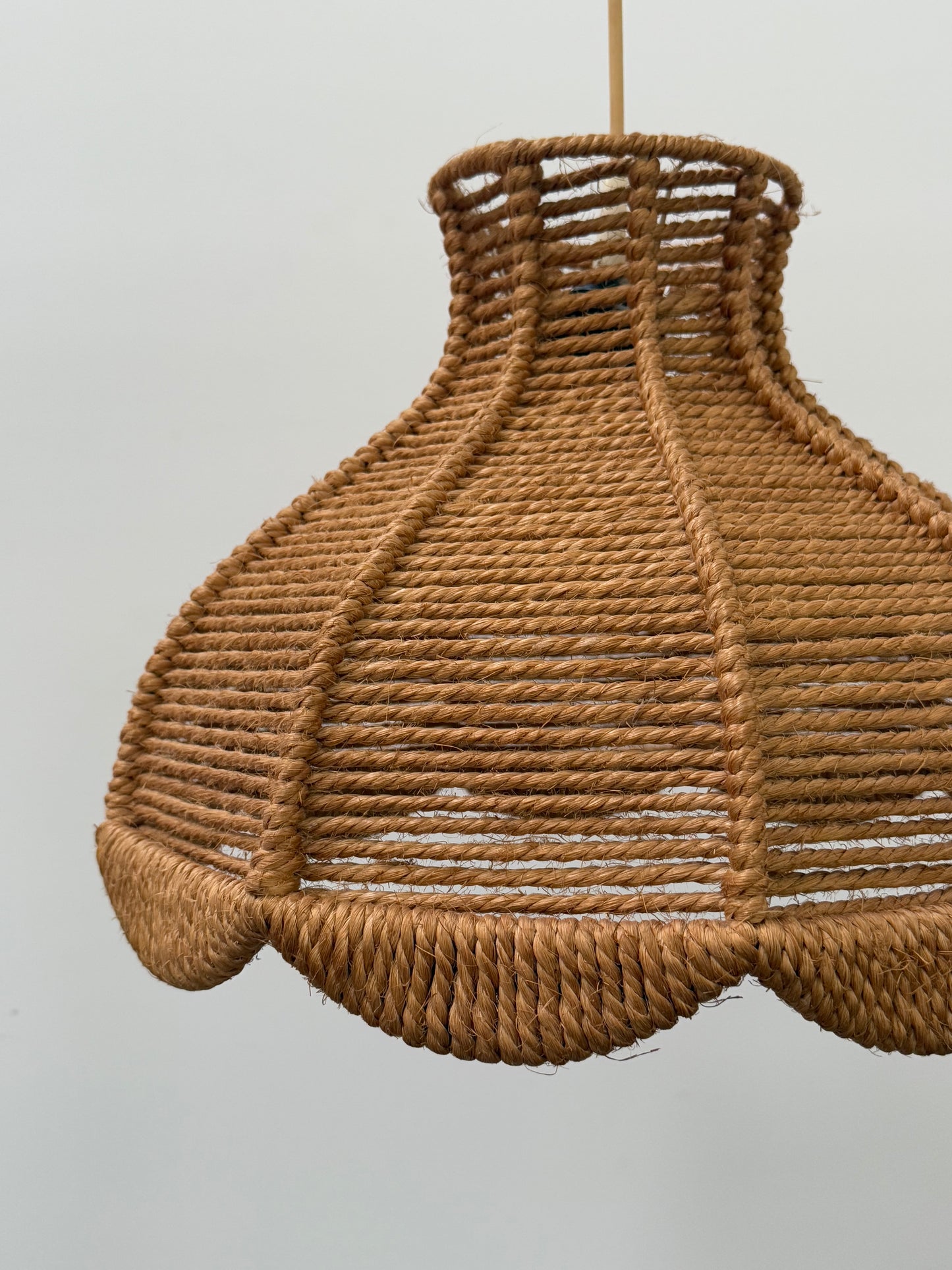 Vintage French Rope Pendant