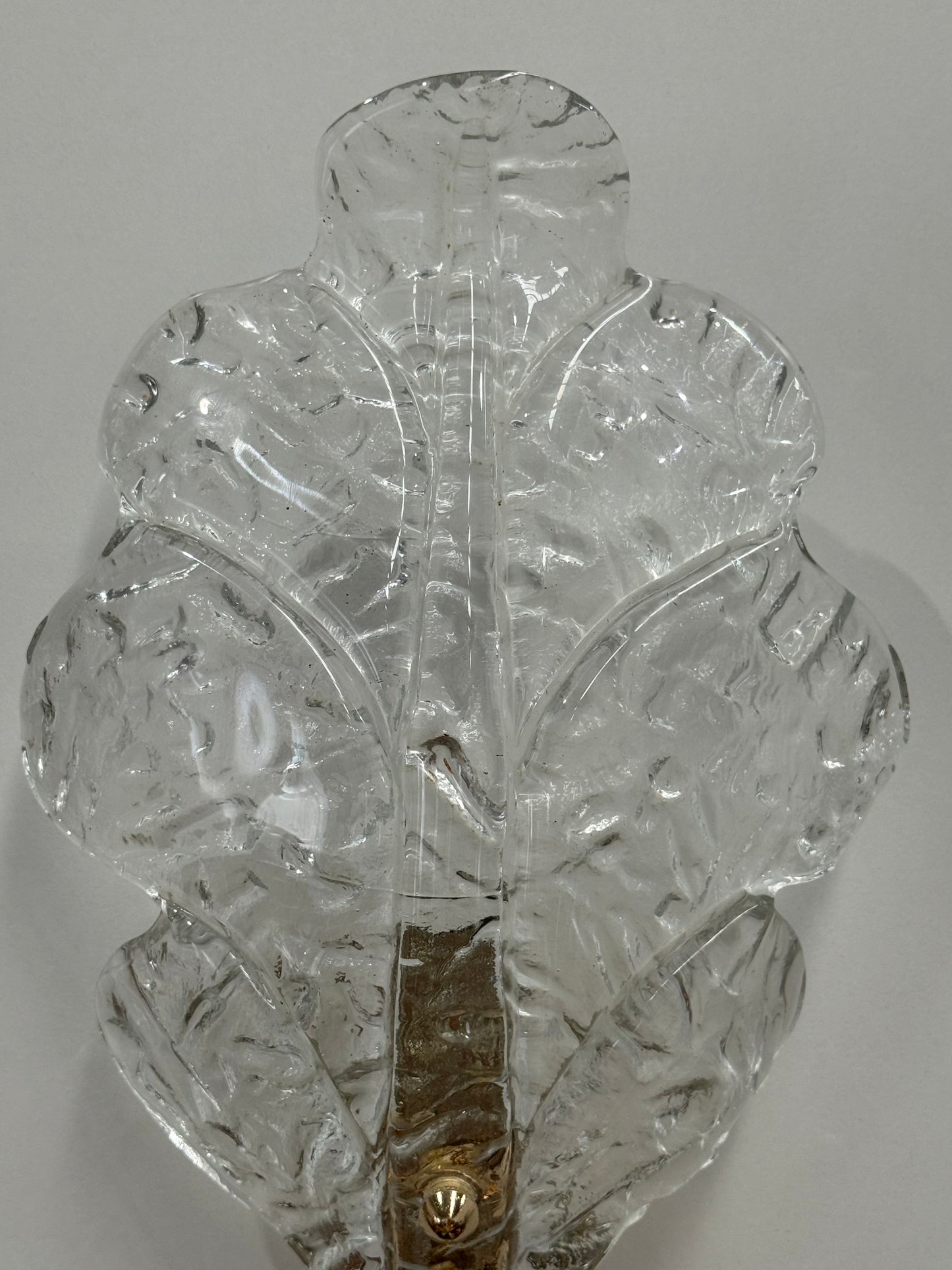 Murano Glass Leaf Wall Light - Four Available