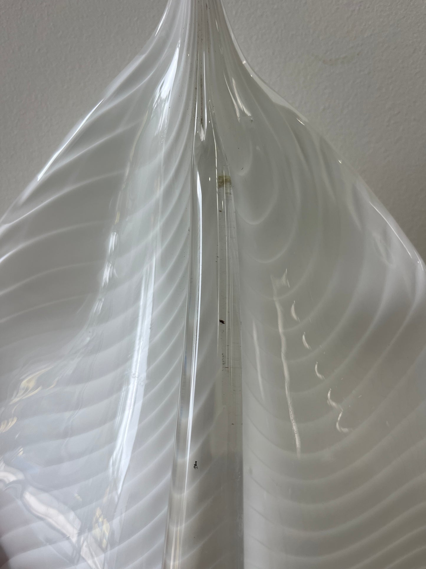 Large Murano Glass Leaf Wall Light