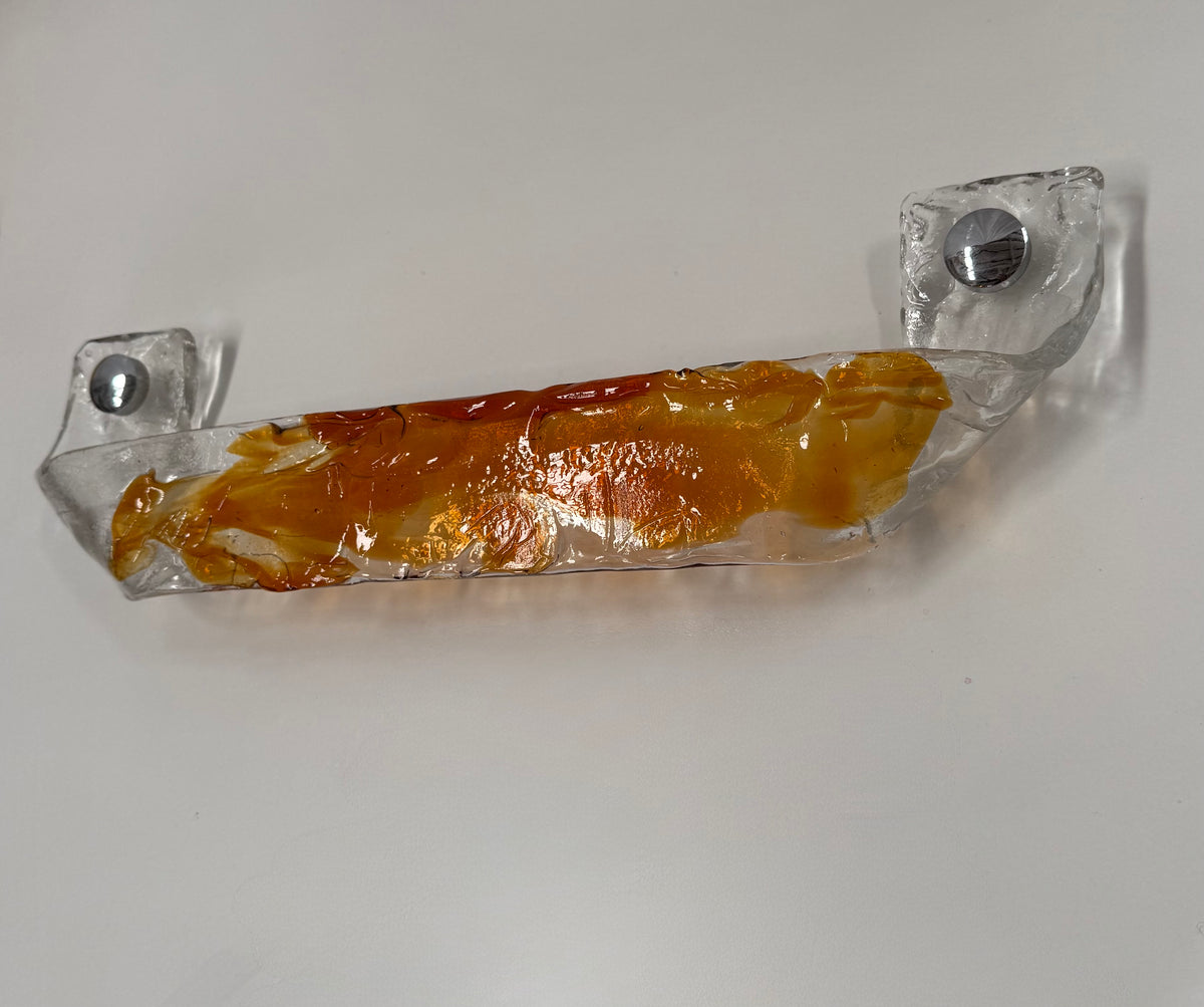 1970’s Murano Glass Towel Rail by Mazzega