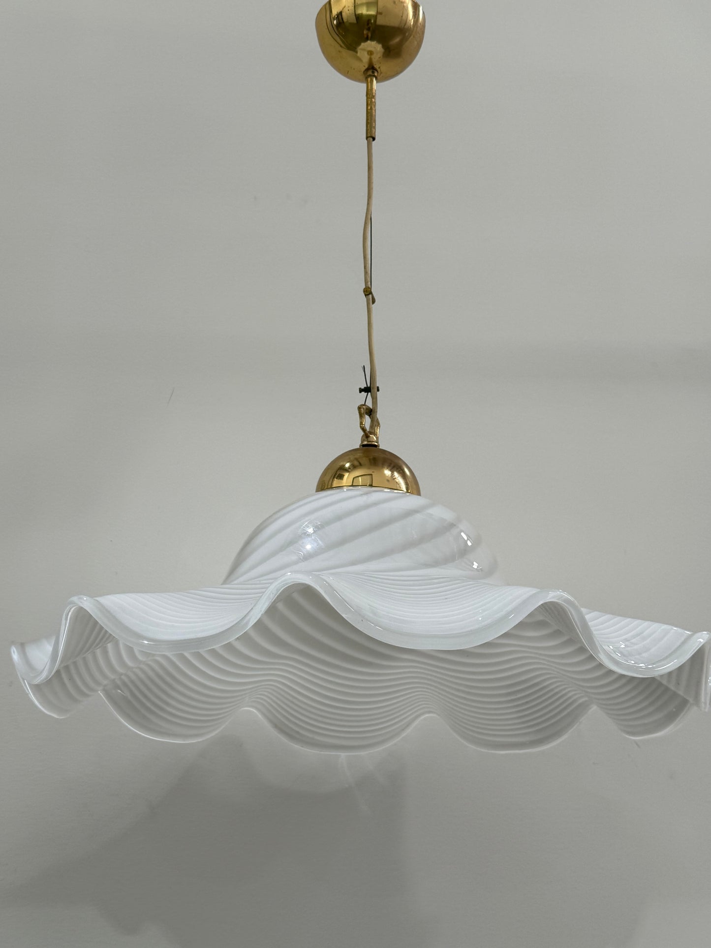 Murano Glass Swirl Handkerchief Pendant Light