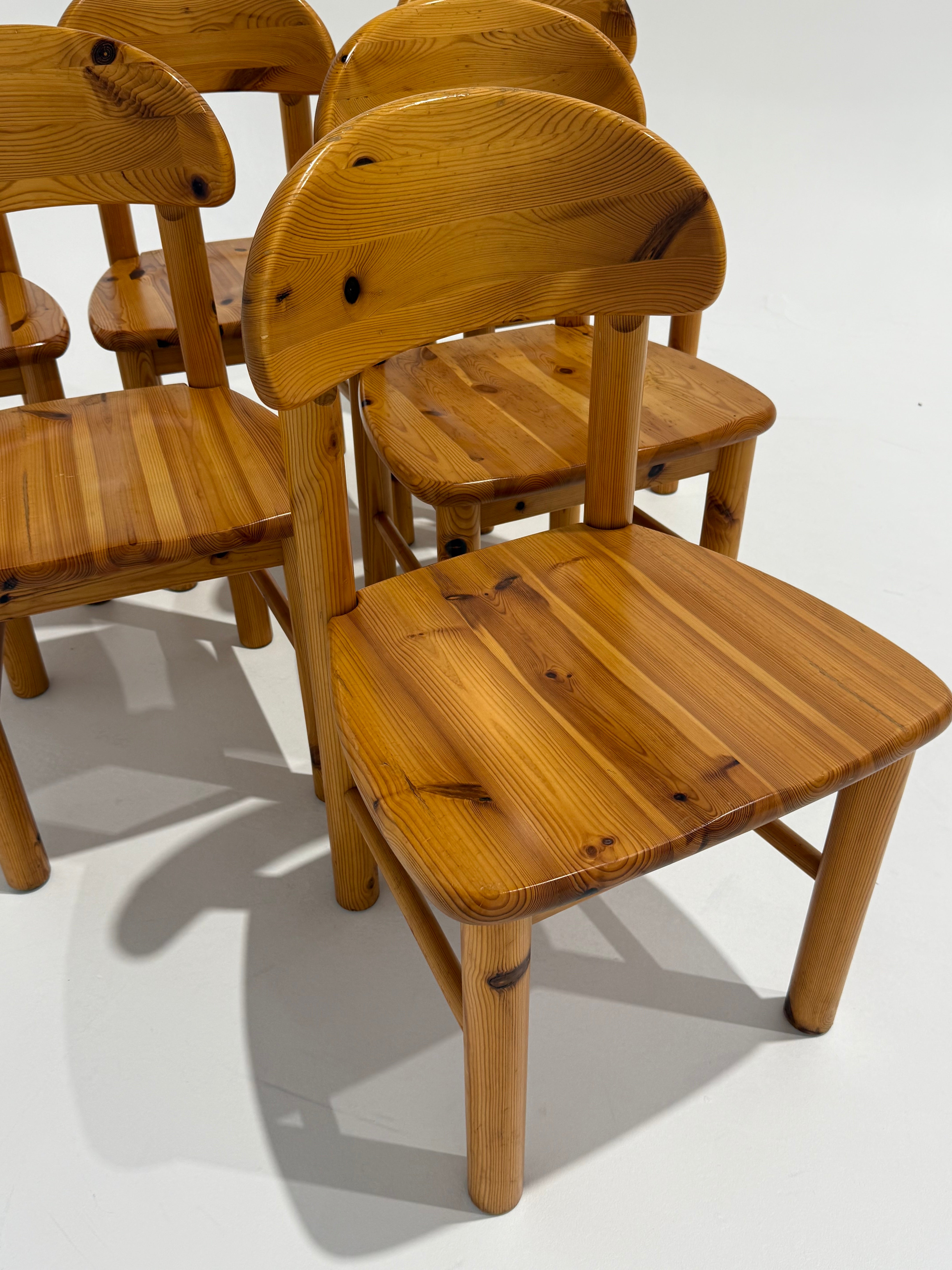 Pine Dining Chair by Rainer Daumiller - 6 Available