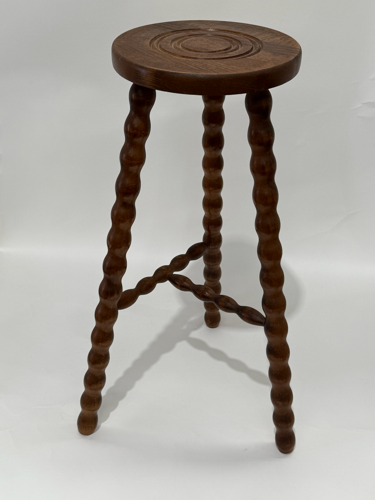 Vintage French Tall Bobbin Stool - Four Available