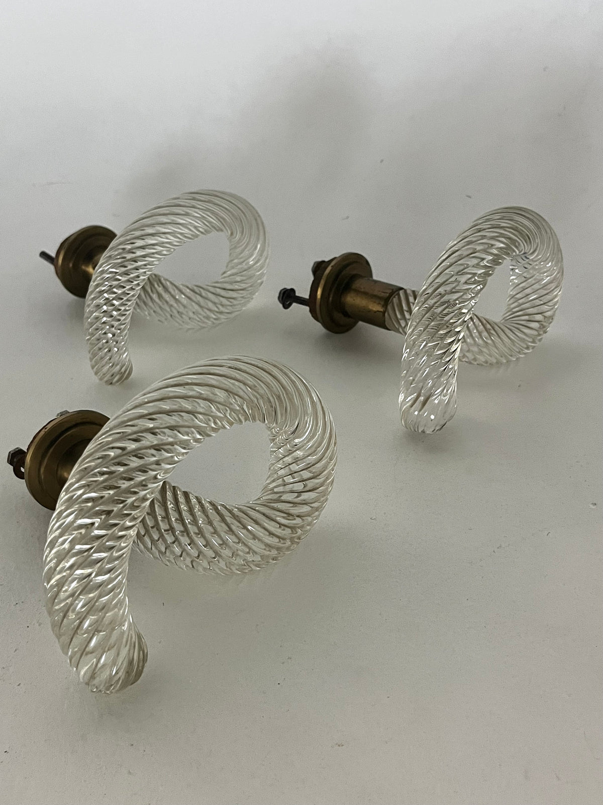 Murano Glass Coat Hook by Venini  - Four Available