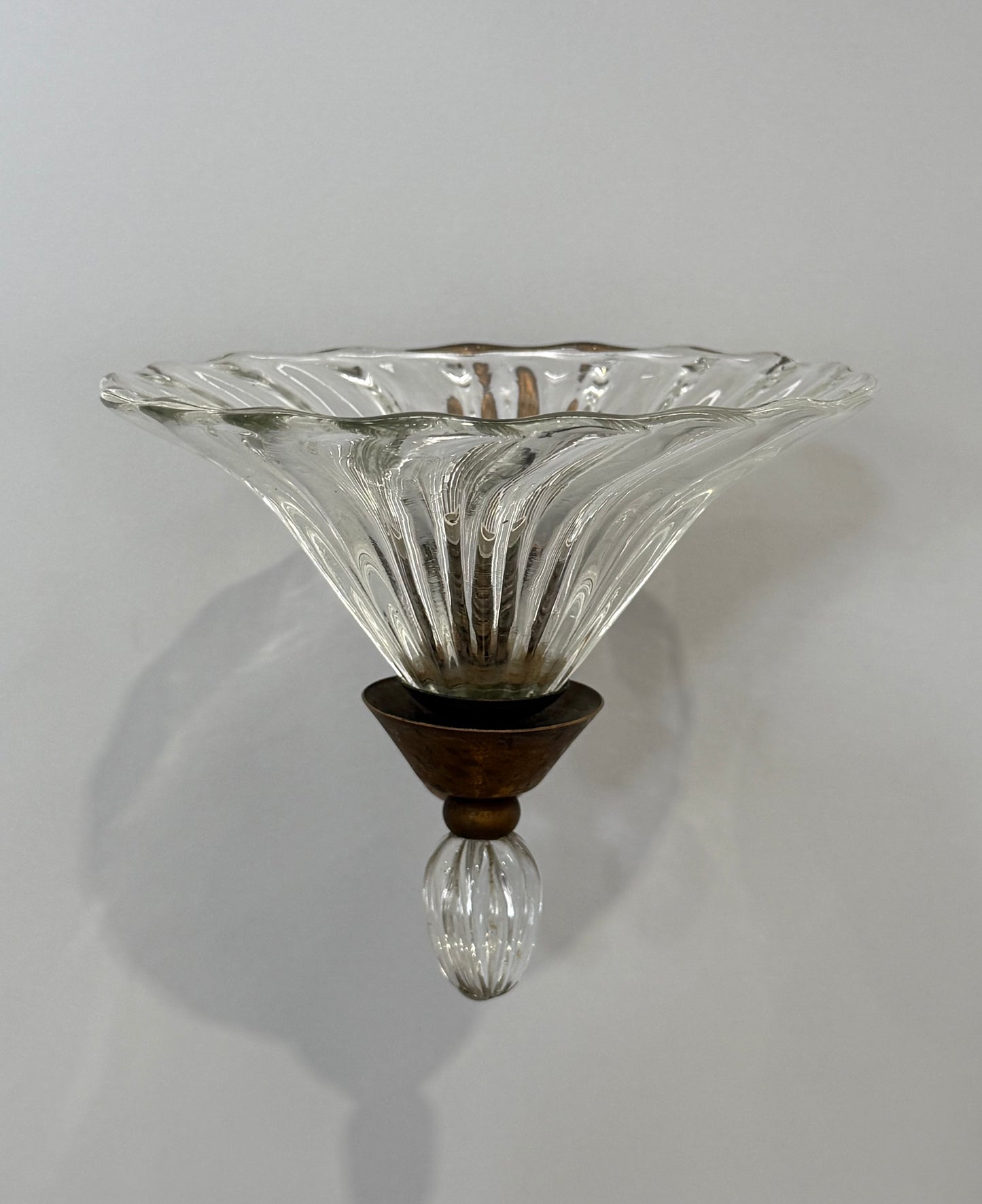 Pair of Murano Barovier Wall Lights