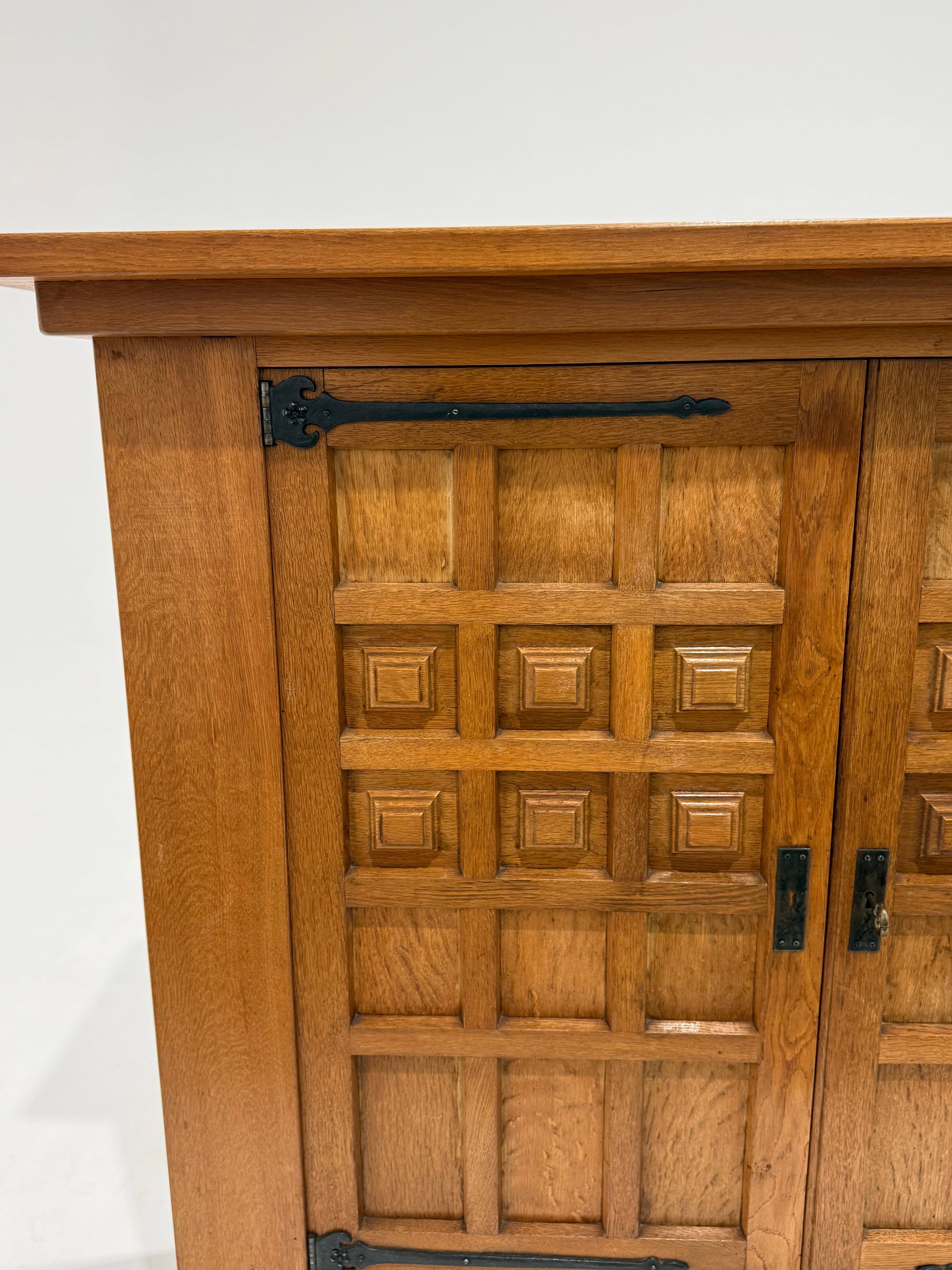 Vintage French Oak Cabinet