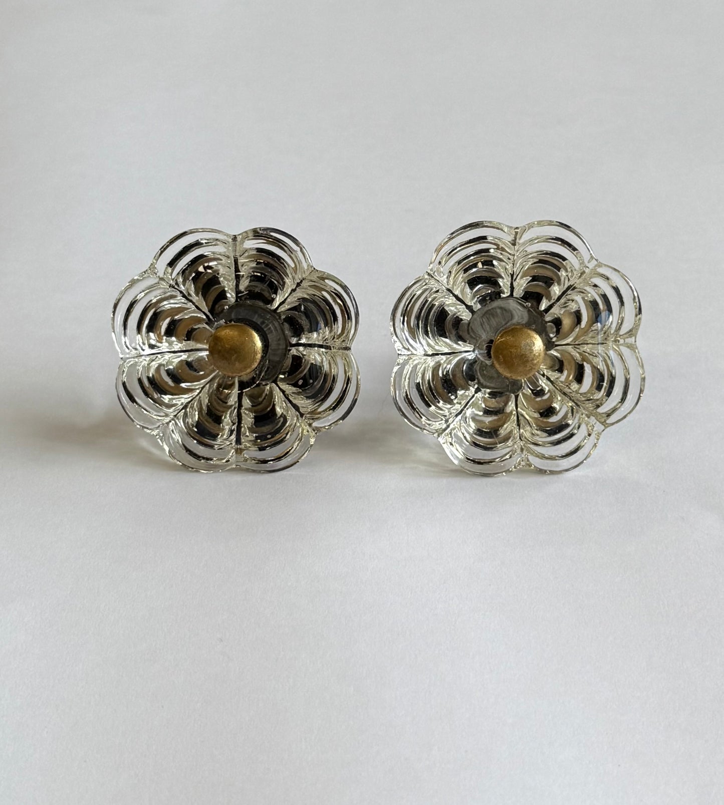 Italian Glass Drawer/Door Pulls - 1 Available