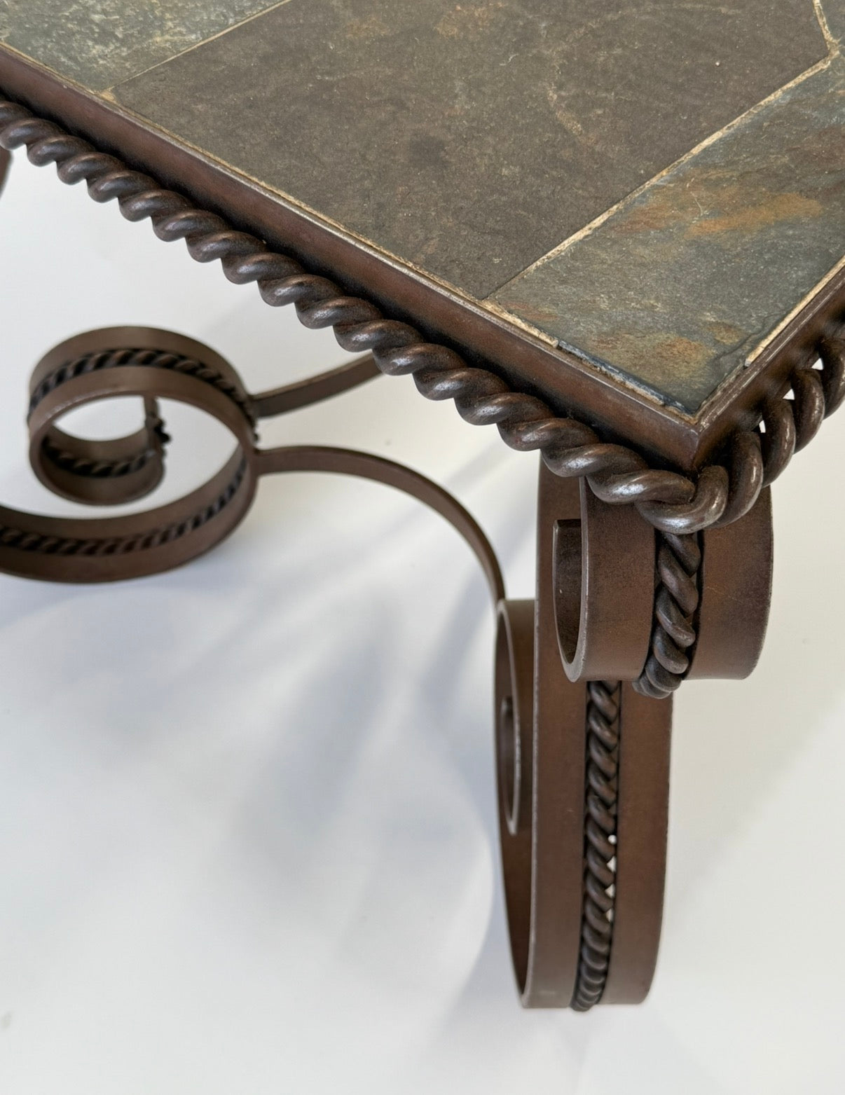 French Slate Coffee Table by Robert Merceris
