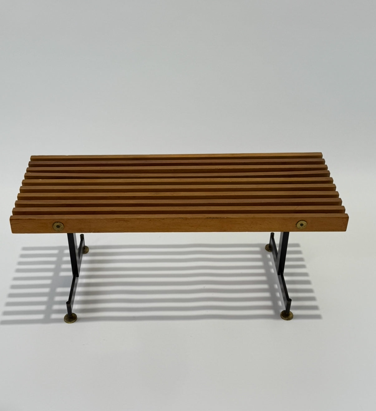 Vintage Italian Teak Bench