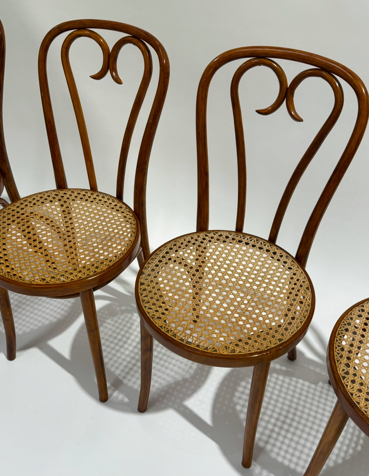 Set of Four Vintage Bentwood Dining Chairs