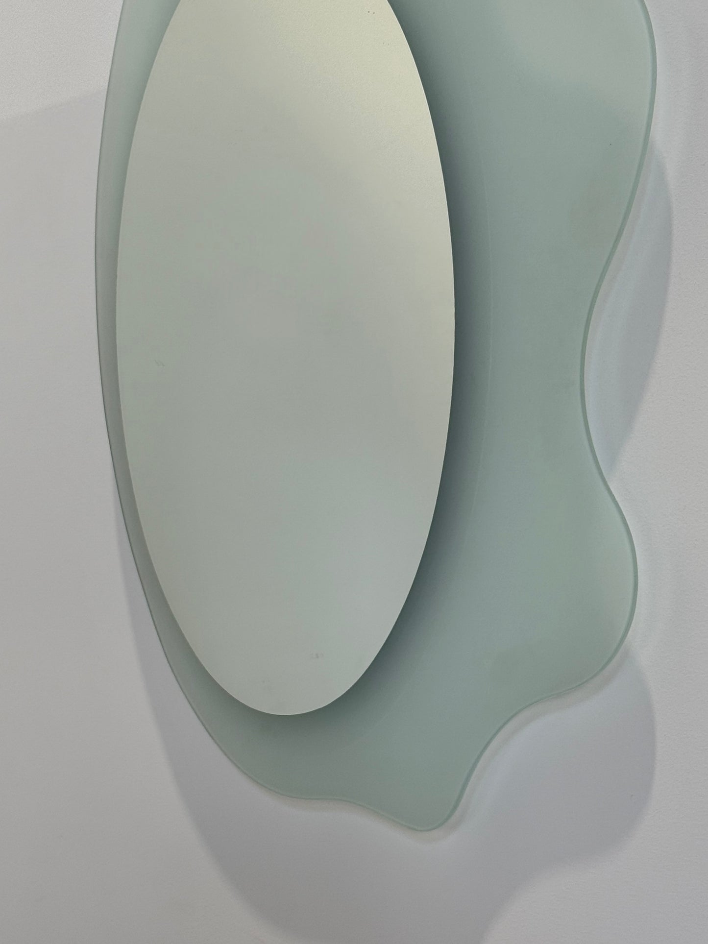 Italian Glass Mirror by Nanda Vigo for Glas Italia