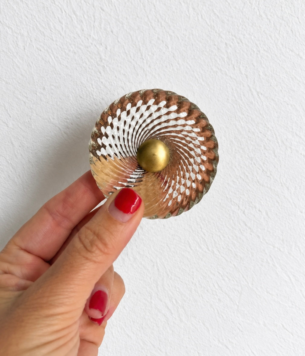 Italian Murano Glass Cabinetry Handle - 4 Available