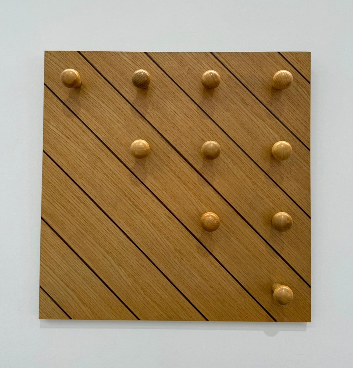 Italian Modular Timber Coat Rack - Two Available