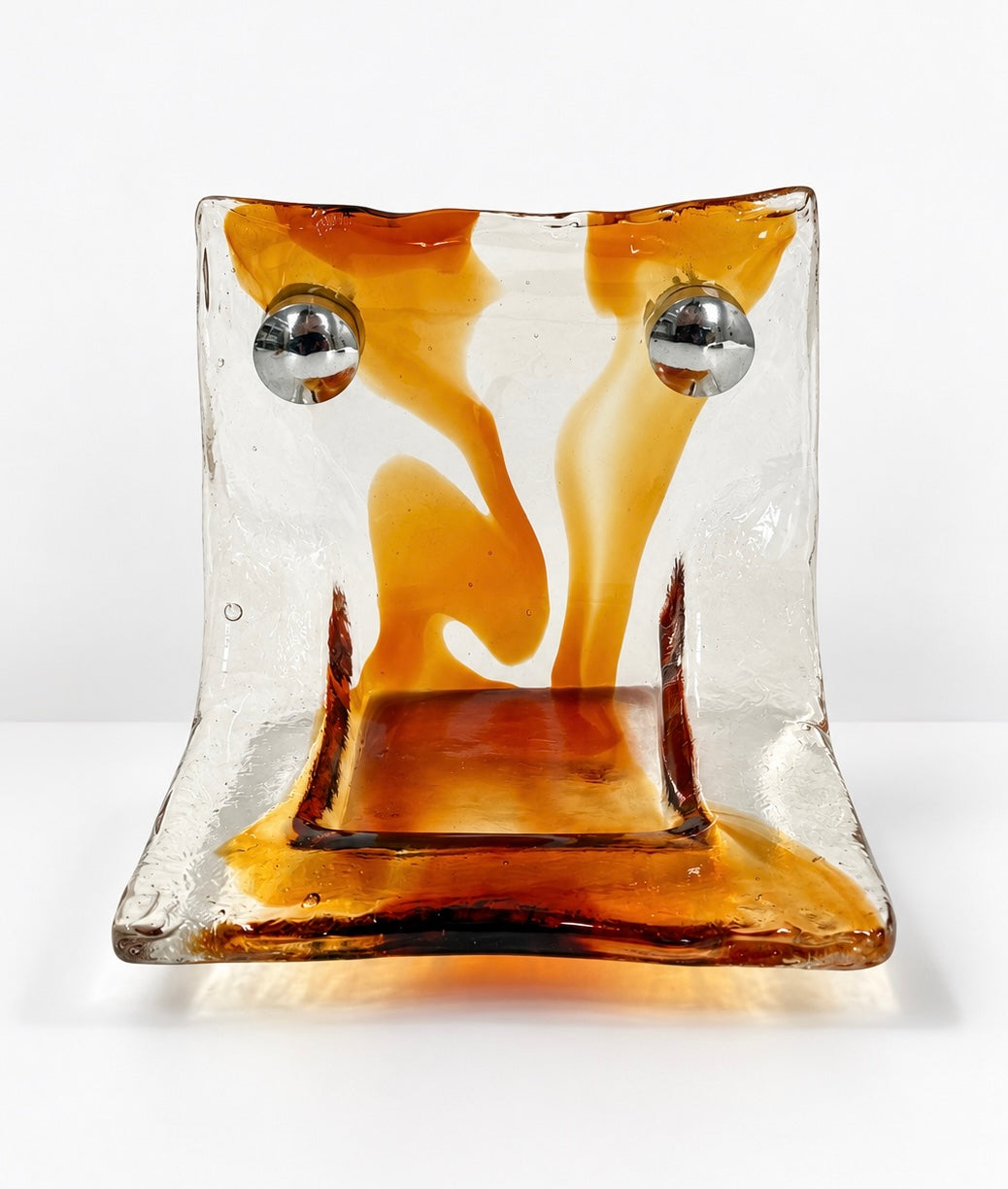 1970’s Murano Glass Soap Holder by Mazzega