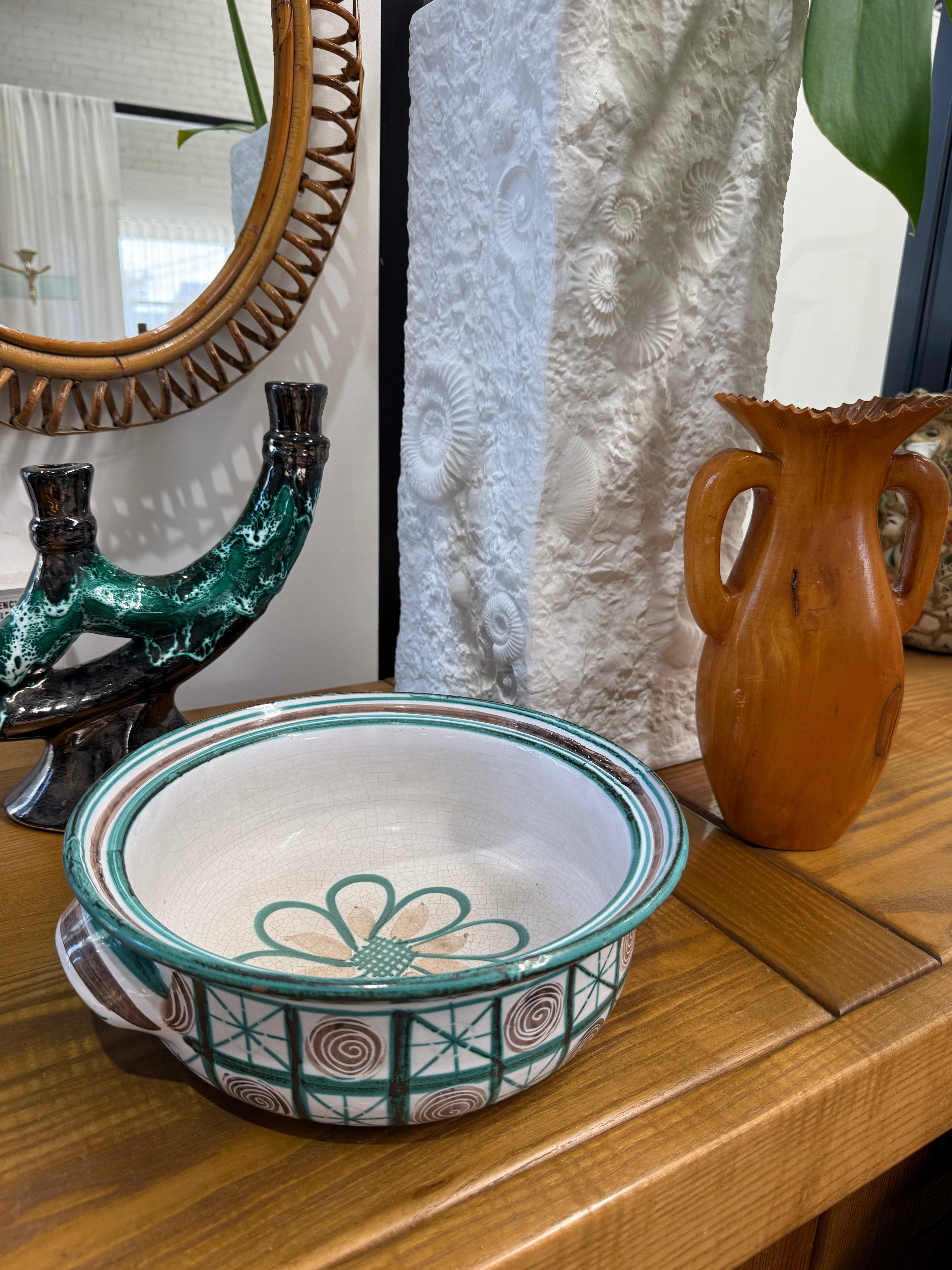 French Ceramic Bowl by Robert Picault