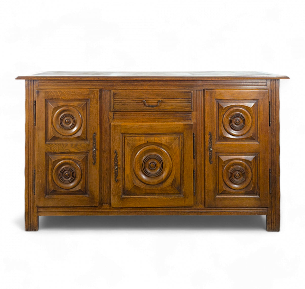 PRE ORDER: Vintage French Oak Enfilade by Charles Dudouyt