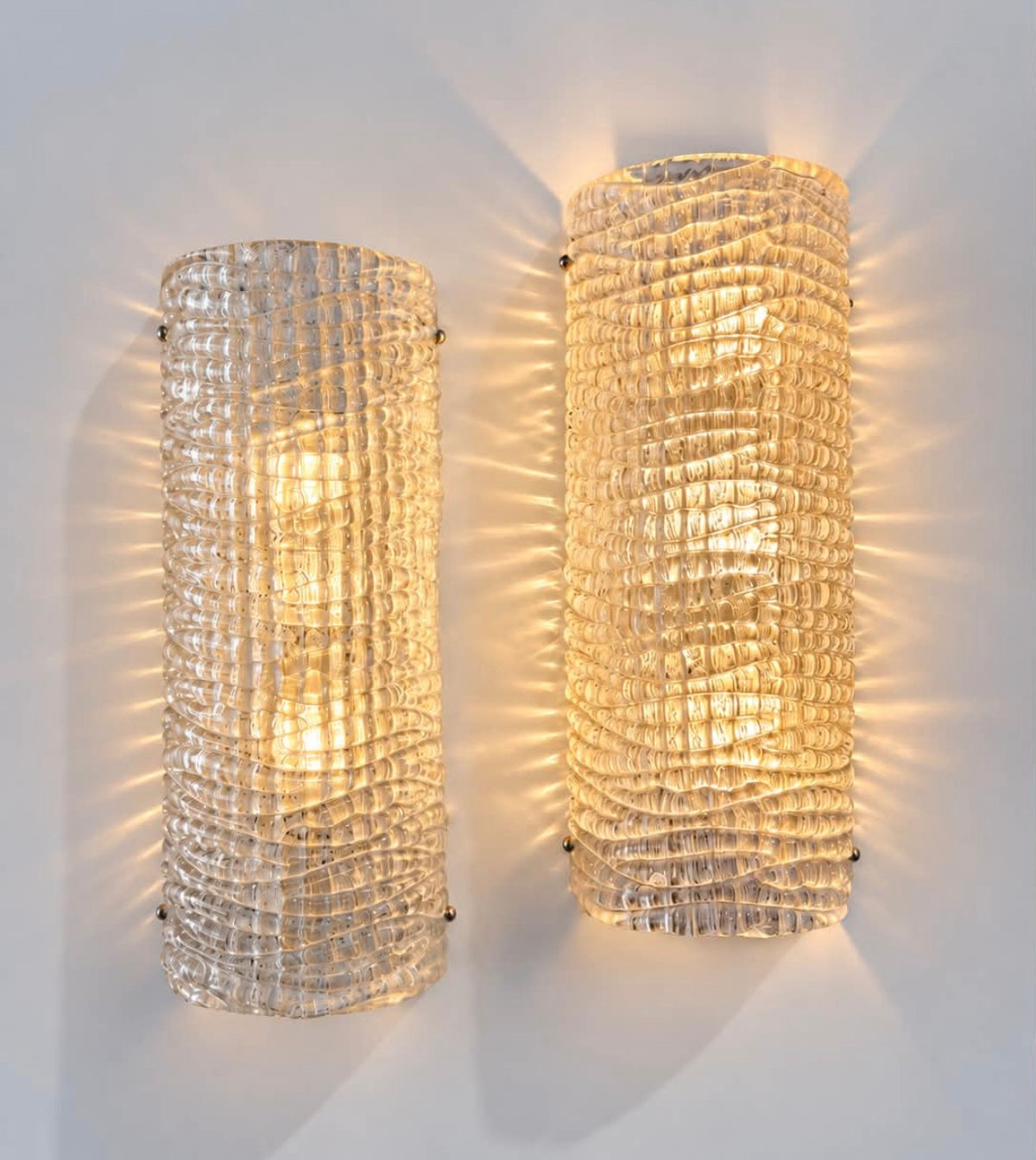 Pair of Murano Wall Lights by Kalmar