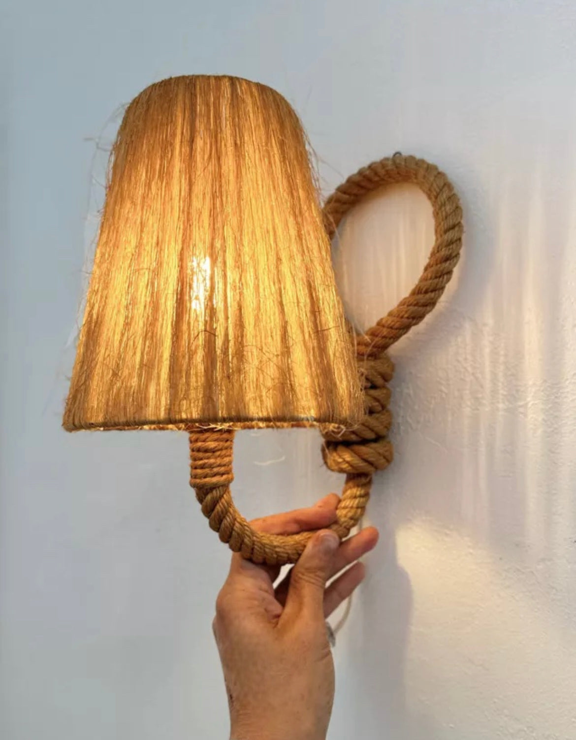 Pair of French Rope Wall Lights