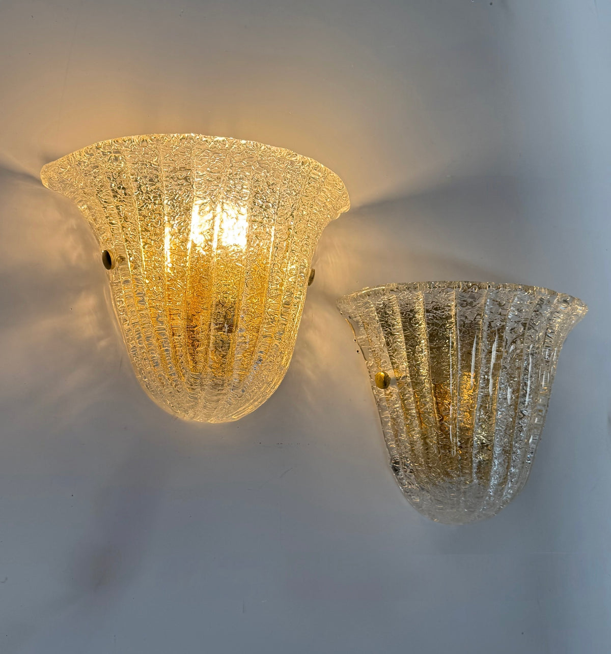 Murano Glass Wall Light - Three Available