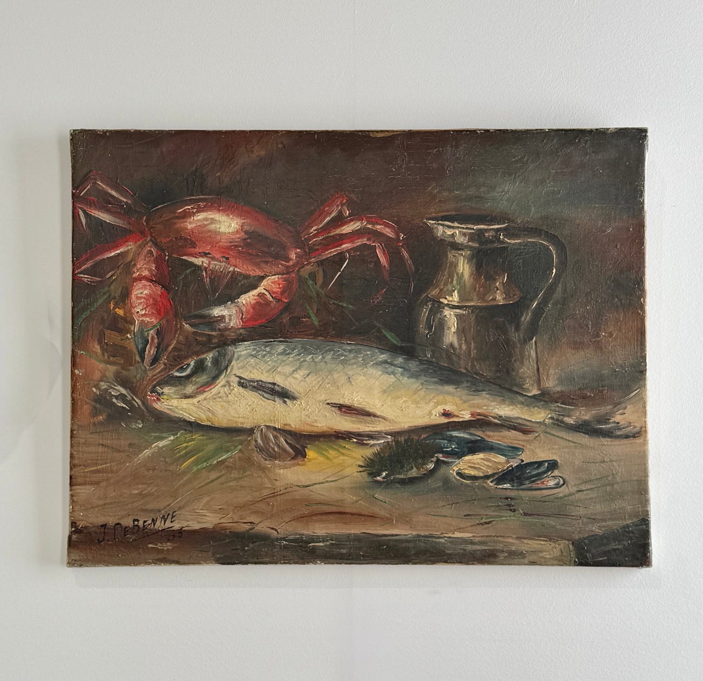 Large Vintage French Still Life, 1965