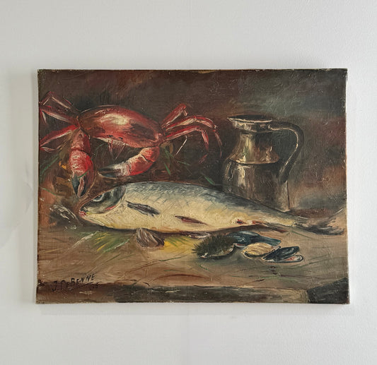 Large Vintage French Still Life, 1965