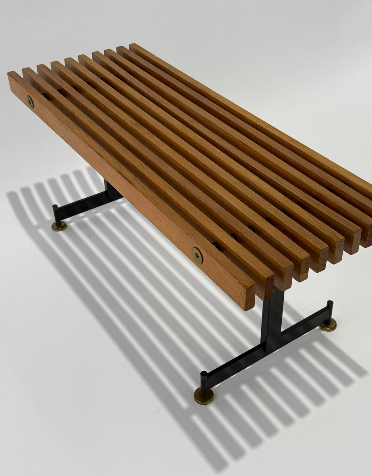 Vintage Italian Teak Bench