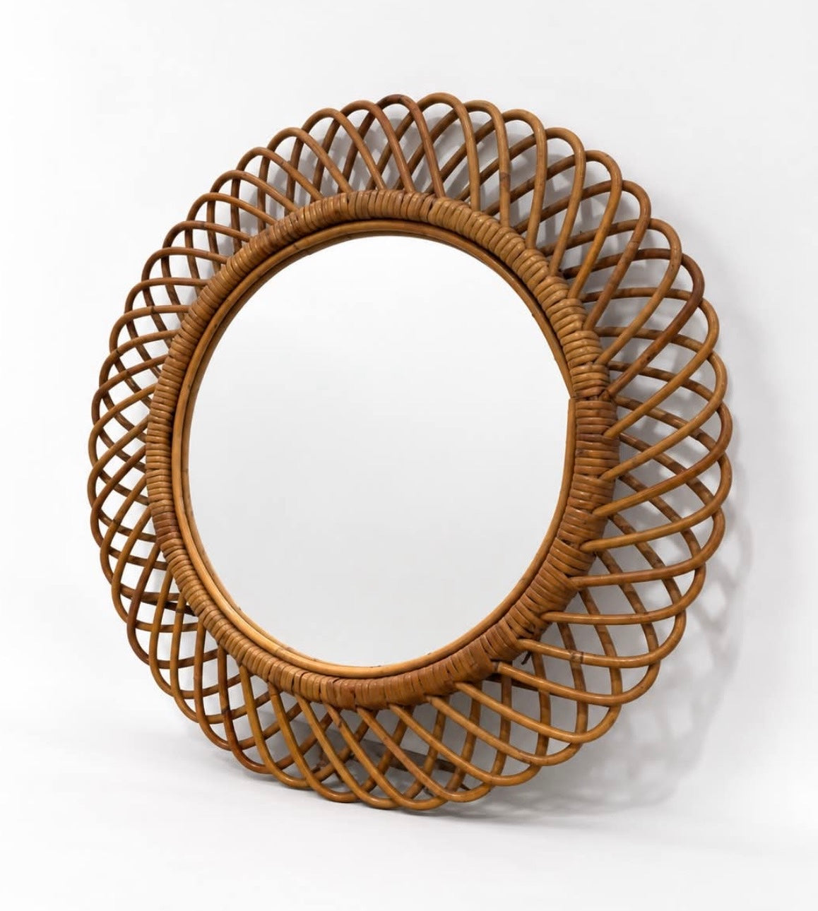 Vintage Italian Mirror by Bonacina