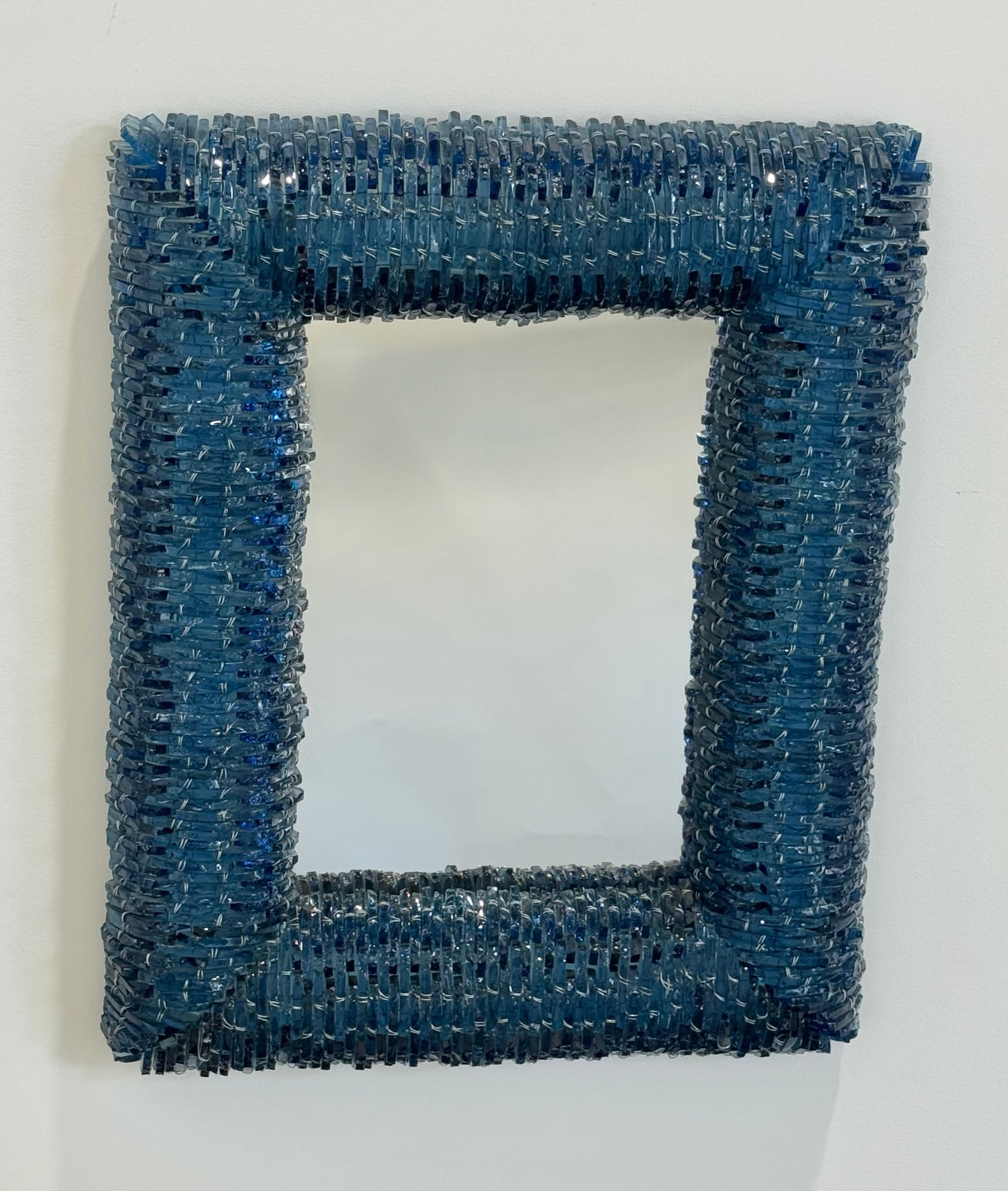 Vintage Italian Segmented Glass Mirror