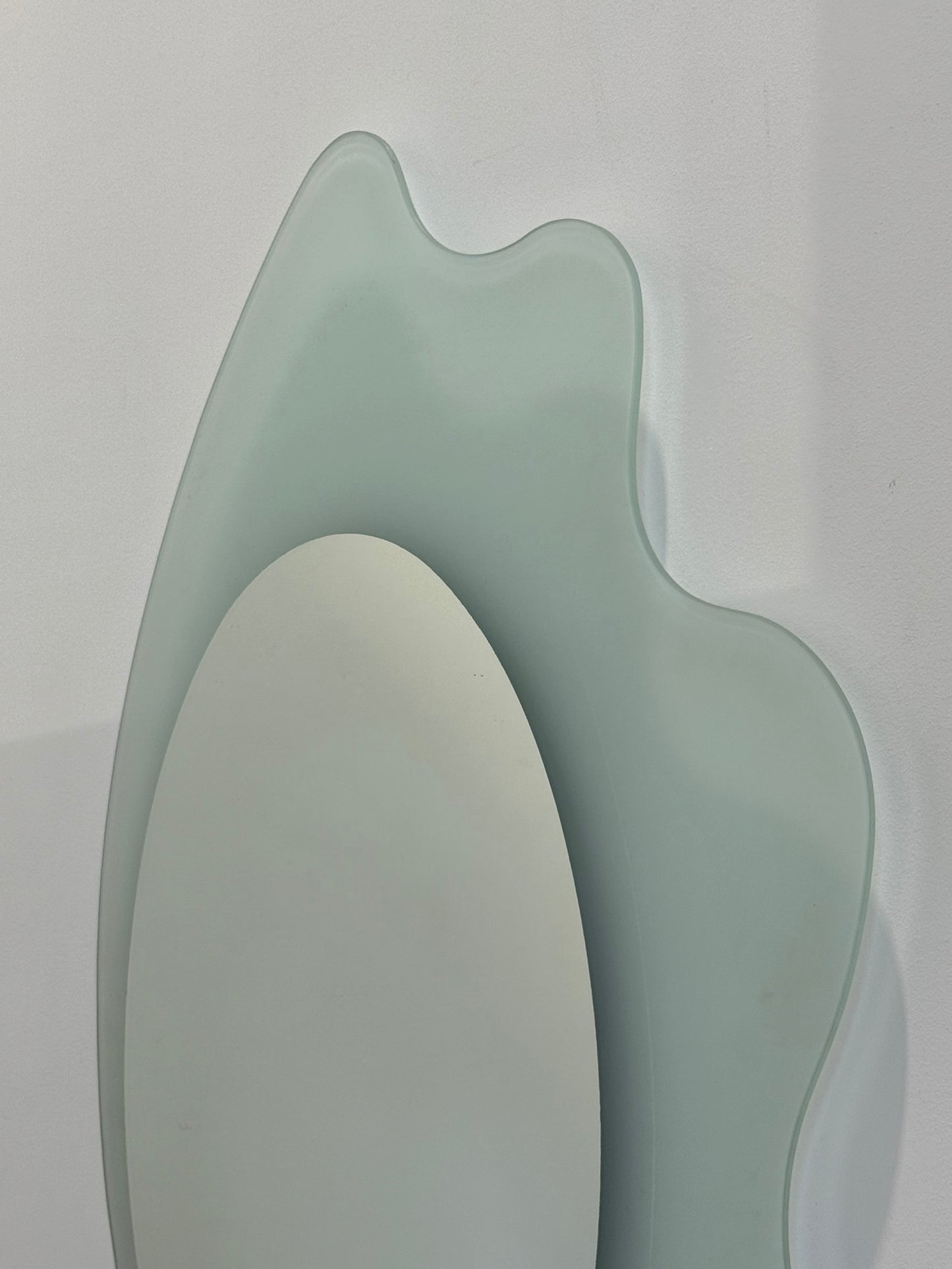 Italian Glass Mirror by Nanda Vigo for Glas Italia