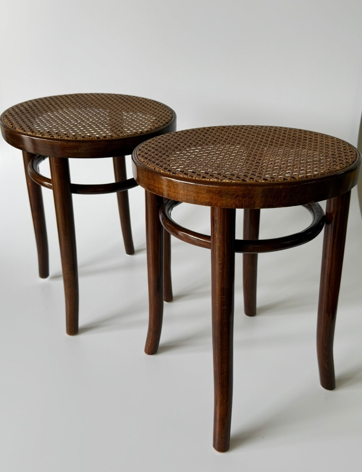 Vintage Bentwood Stool - Two Available