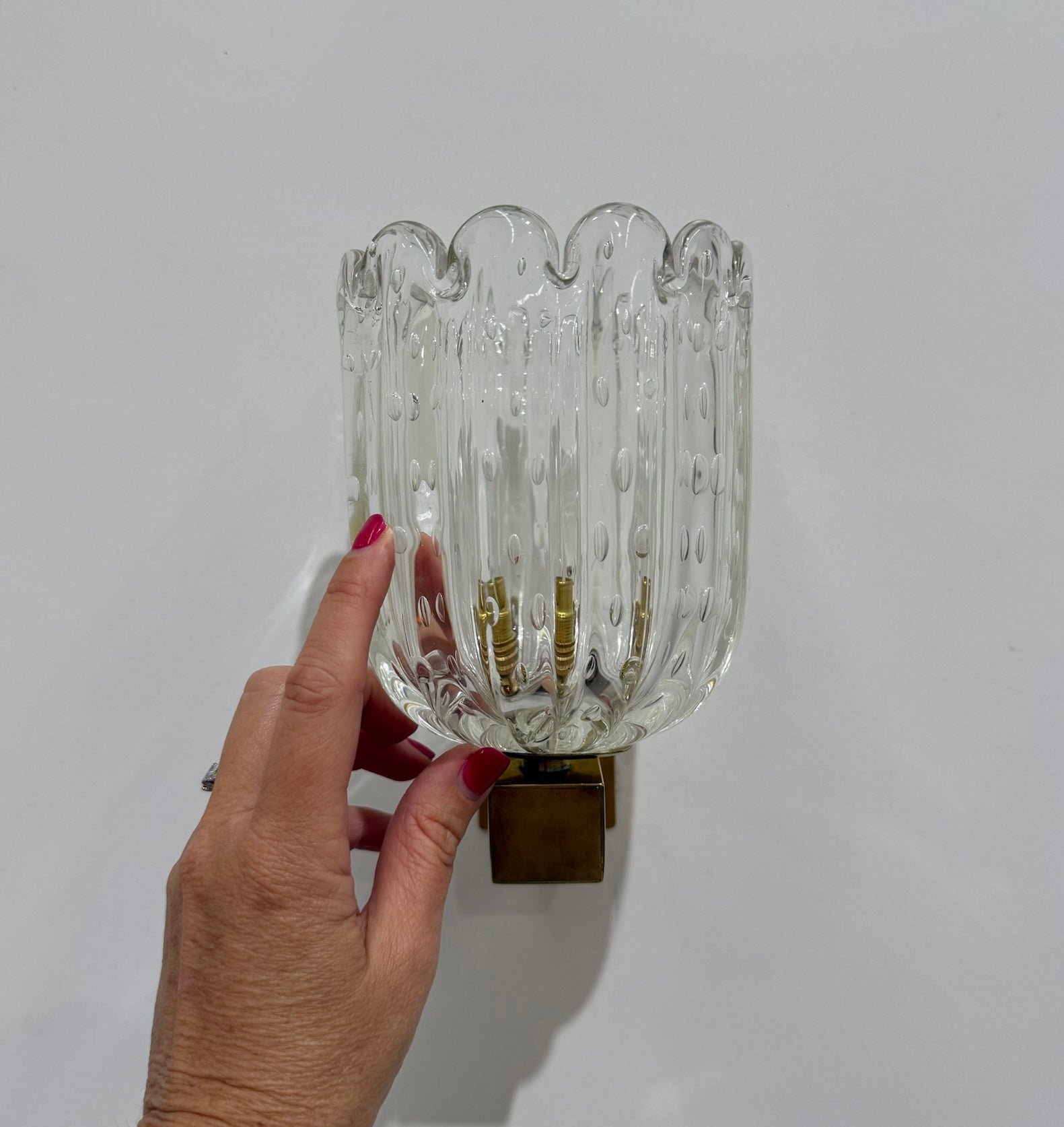 Murano Bullicante Wall Lights by Barovier - Four Available