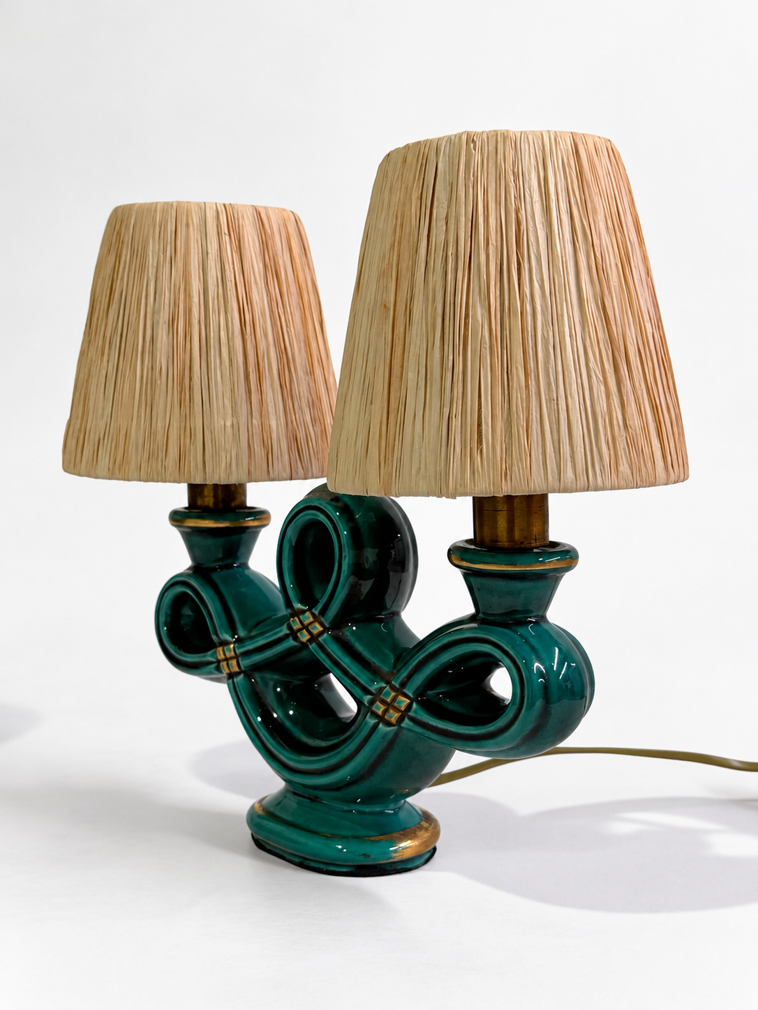 1960’s French Ceramic Lamp - Two Available