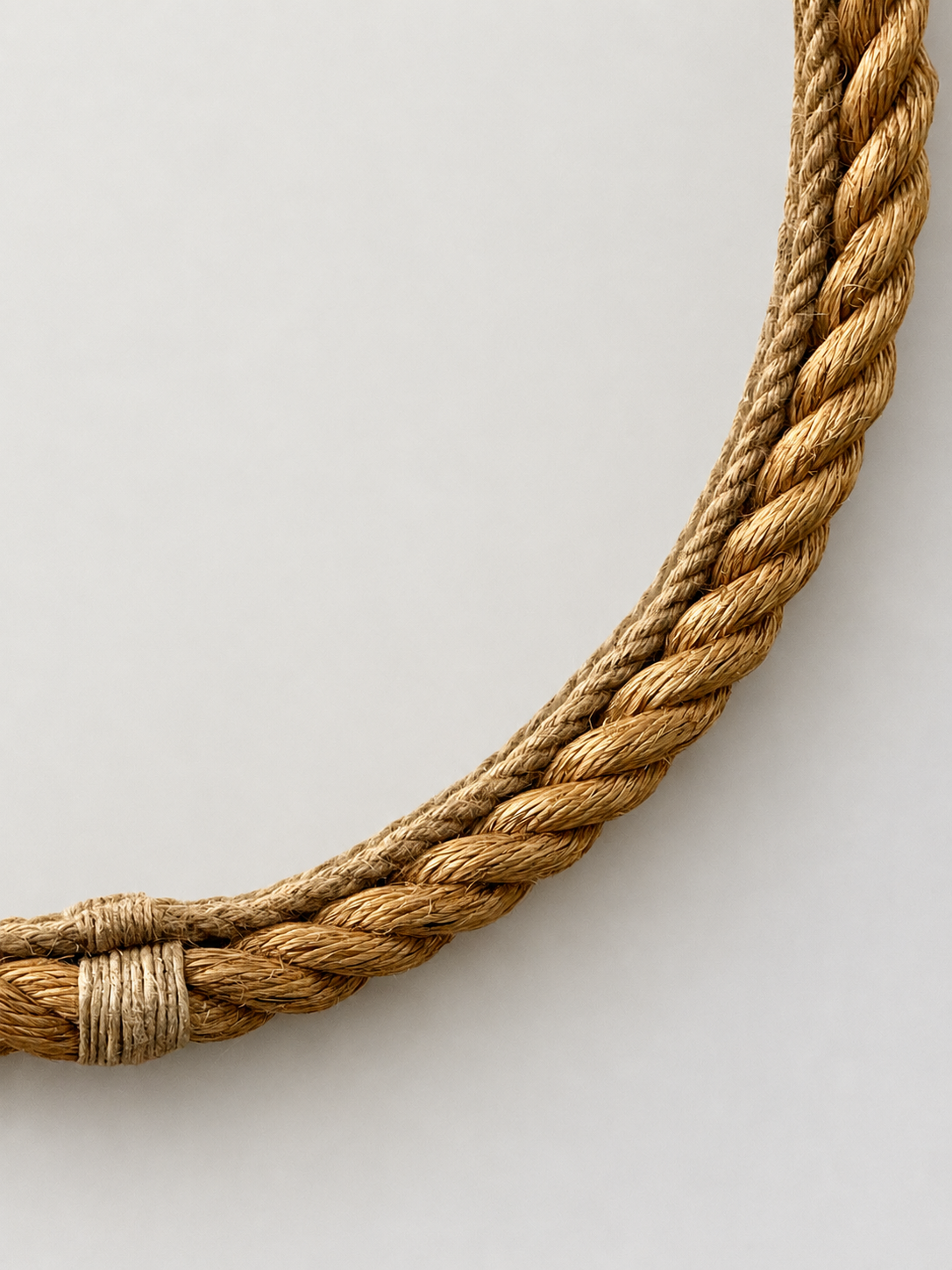 French Rope Mirror, Audoux Minet